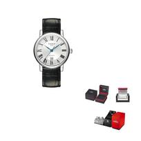 TISSOT Automatic Mechanical Movement 50m Waterproof Women's Watch 30mm White Dial Stainless Steel Case T122.207.16.033.00 Regular Watch Box black