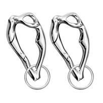 Pack Of 2 Durability Zinc Alloy Outdoor Keychains With Secure Carabiner Hook For Hiking Backpacks 1