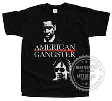 Amerikiečių gangsteris Nauji marškinėliai TEE V1 Filmo plakatas JUODI visi dydžiai S iki 5XL XL gray