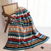 1 vnt. Rudens Boho Tautinis Raštas Pledas Etninė Namų Dekoro Prekė Ideali Dovana Festivaliui Maža Dovana Boho Mėgėjams 125x150cm black
