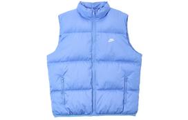 Nike Vests Men's Polar Blue Stand Collar Moderate Other FB7374-450 L