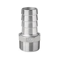 304 Stainless Steel Straight Barb Thread Connector