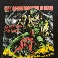 S.O.D. Band BIGGER THAN THE DEVIL Cotton Black Full Size Unisex Shirt XS