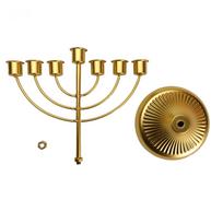 7 šakų žvakidė Auksinis žvakių laikiklis Metalinis vestuvinis žvakidės laikiklis vakarėlio stalo puošybai
