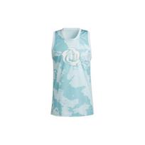 Adidas Derrick Rose Graphic Print Basketball Tank Top Men Tops Mint-Green GV4697 M white
