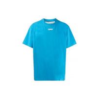 Off-White SS20 Airport Tape Arrows Print Short Sleeve T-Shirt Men Tops Blue OMAA038S201850033088 S