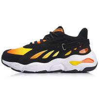 Li Ning Butterfly Shock Absorbing Non-Slip Low-Top Dad Shoes Men Sneakers Black Yellow AGCN225-6 41