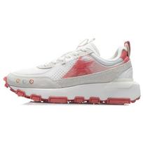 Li Ning Classic Casual Shock Absorbing Low Top Running Shoes Women sneaker White Red AGCR286-2 36⅓