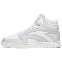 Anta Street Play Anti-Slip Shock Absorption Wear-Resistant High-Top Sneakers Men Sneakers White Gray 112238067-1 40