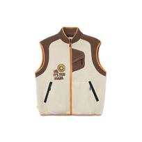 Li Ning Urban Outdoor Series Fleece Vest Men Vests Brown AMDR075-1 XL