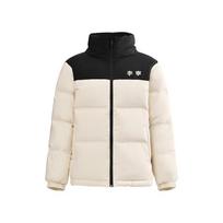 Li Ning Hot Pot Down Jacket Series Warm Windproof Lock Temperature Outdoor Stand Collar Zipper Short Down Jacket Unisex Jacket Off-White AYMU609-6 XL