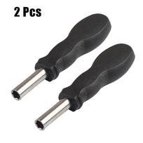 Hex Handle Screwdriver Handle 1/4Inch 2pcs Plastic