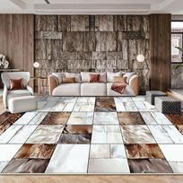 Large Area Abstract Marble Style Carpet Living Room Decoration Home Sofa Area Rugs Non-slip Washable Bedroom Cloakroom Floor Mat 60*90cm