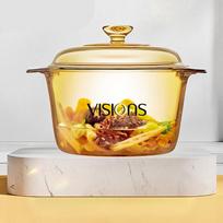 Corning 3.2L Heat-Resistant Glass Soup Pot