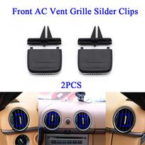 Front Dashboard AC Conditioning Cover Air Vent Grille Outlet Panel For Porsche Boxster Cayman 987 2006 2007 2008 2009 2010-2012 1 Pair Silder Clips black