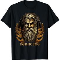 Heracles Greek Mythology God Greece Deity Olympian God T-Shirt S juoda