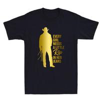 Every Girl Needs A Little Rip In Her Jeans Funny Quotes Novelty Men's T-Shirt Unisex T-Shirt L