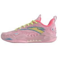 Anta Shock Wave 5 Cushioning, Wear Resistant Low top Basketball Shoes Men's Pink 112621626-3 45