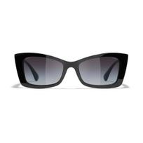 Chanel Avant-Garde Fashion Trend Butterfly Sunglasses Women sunglasses CH5430C501S6 Black, Asia Version CH5430 A-C501S6