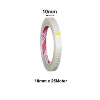 10mm-100mm pločio stiklo pluošto juosta, 25M ilgio, permatoma, vienpusė, atspari aukštai temperatūrai, didelio klampumo white