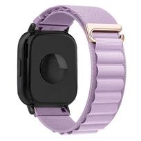 20mm 22mm Alpine Nylon Loop Strap for Redmi watch 5 Active/Lite Sports Bracelet Band for Amazfit Active 3-2/Max/Balance 2/Bip 6 For width 22mm levandų violetinė spalva