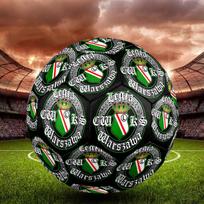 Legia Varšuva Salės futbolo kamuolys Spalvingas Visų amžių Mašininė siuvimo PVC Konkursams Paruoštas Patvarus Aukšto atšokimo white