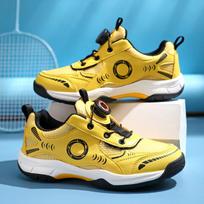 Professional Badminton Shoes Volleyball Shoes Table Tennis Shoes Men'S And Women'S Versatile Ultra-Light Non-Slip Couple Sports Shoes 30 geltona