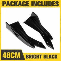 New Store Promotion For Tesla Style Car Rear Bumper Lip Modification Accessories Carbon Fiber Side Skirt Spoiler