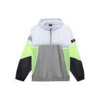 Li-Ning Badfive Colorblock Casual Zip Jacket Men Jackets White Gray AFDS361-2 M