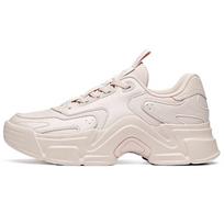 Anta Shock Absorbing Breathable Supportive Balanced Lightweight Low Top Dad Shoes Women sneaker Beige 122038884-2 36