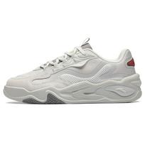Anta Tread Mesh Shock Absorbing Non-Slip Durable Low-Top Sports Casual Shoes Men Sneakers Gray 112238091R-1 44.5