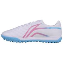 Li Ning TF Artificial Turf Comfortable Versatile Shock Absorbing Durable Football Shoes Unisex Football Shoes Standard-White YSTT031-4 40⅓