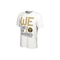 Nike Denver Nuggets Letter Basketball Casual Sports Crew Neck Short Sleeve T-Shirt Men Tops White HF1611-100 M beige