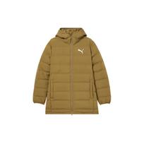 Puma Logo Print Outdoor Windproof Warm Down Jacket Men Jacket Brown 586371-61 XL