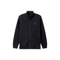 Anta Plain Logo Knit Casual Jacket Men Jackets Basic-Black 152347741-2 M