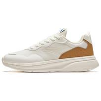 Anta Comfortable Versatile Shock Absorbing Wear Resistant Low Top Dad Shoes Men sneakers White Brown 112428812-3 41