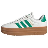 Adidas VL Court Bold Balti Teismo Žali Guminiai Vyriški Sportbačiai Pagrindinė Balta Aukso Metalo JQ7832 38⅔ white
