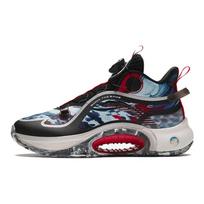Anta Kids Synthetic Leather Comfortable Shock Absorption Non-Slip Wear-Resistant Basketball Shoes Kids Basketball Shoes Black Blue Red 312411109-1 38