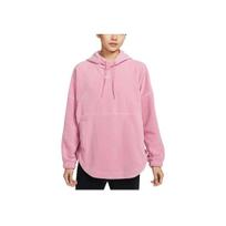 Nike Therma-Fit One FW24 Oversized Pullover Hoodie Comfortable Long Sleeve Sweatshirt Women hoodies Element-Pink White FV8077-699 L pink