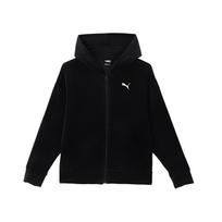 Puma Velour Full-Zip Comfortable Warm Soft Jacket Women jackets Black 688716-01 S