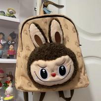 School Bag Labubu Large Capacity New Backpack Plush Cute College School Bag Backpack KTY