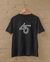 45 rpm T-SHIRT (Rave Party DJ disco record collecting vinyl lp single turntable) Unisex T-Shirt S