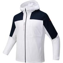 Anta Training Series Hooded Zipper Color Block Jacket Men jackets 152617620-1 M