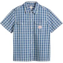 Levis Loose Comfortable Checkered Work Short Sleeve Shirt Men shirts 003O1-0006 XL
