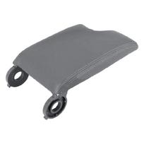 Professional Center Console Armrest Synthetic Leather Cover for E46 2001-2006 pilka spalva