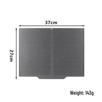 Silicone Heat-Resistant Quick-Dry Kitchen Draining Placemat