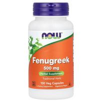 Now Foods Fenugreek 500mg Veg Capsules, 100 Count