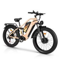 PHILODO JUMBO urban e-bike features dual 1000W motors (3000W peak power), a 48V 46Ah battery, and 26×4.0-inch all-terrain fat tires. geltona