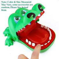 Children Prank Toy Simulation Crocodile Bite Finger Humorous Classic Activity Celebration Humorous Toy Decompression Toy designed for Children Xmas 14.5 10 7.5CM