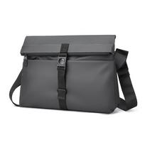 Men's Functional Wind Crossbody Bag Shoulder Breast Bag pilka spalva